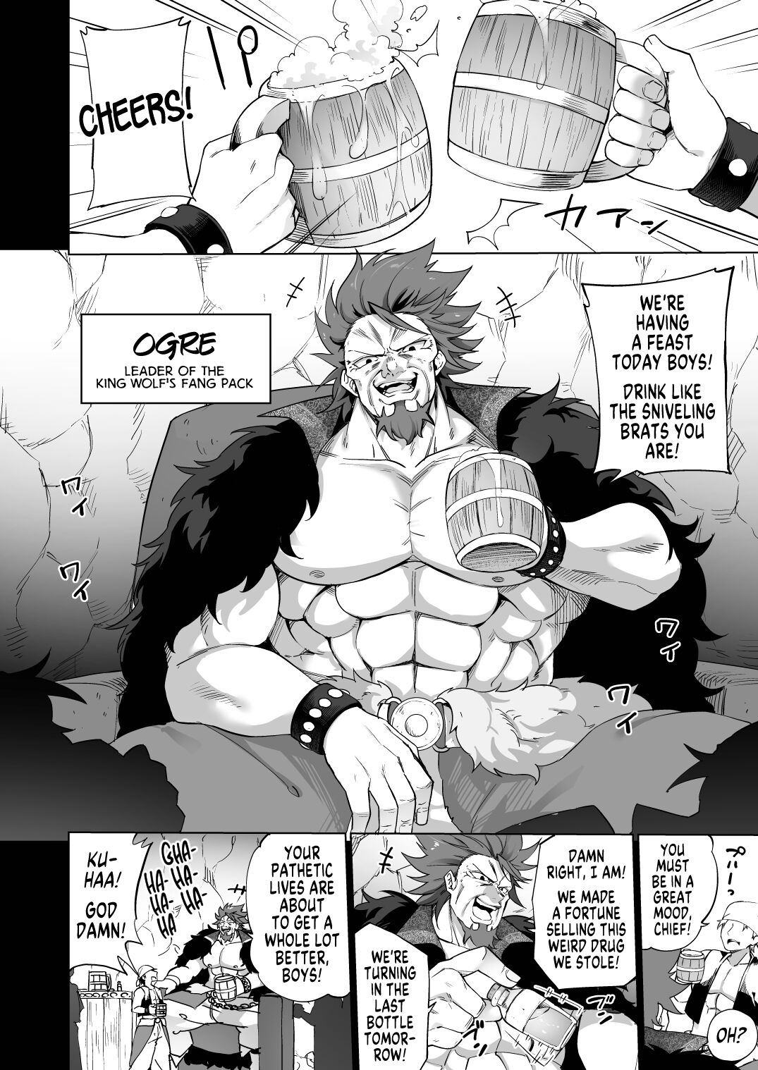 Mesugaki Elf ni Natta Don Elf-ka no Kusuri part 3 | A Bandit Chief Who Turned Into a Bratty Elf Girl Elvification Drug part 3 page 4 full