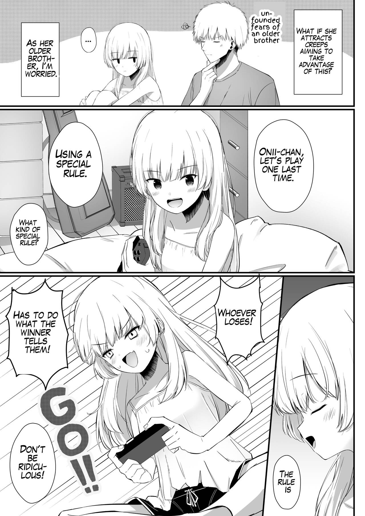 Chotto Namaiki dakedo Oniichan no Koto ga Daisuki na Imouto to Noukou Amaama Ecchi | Succulent Sweet Sex with an Impertinent Little Sister that Loves Her Oniichan page 6 full