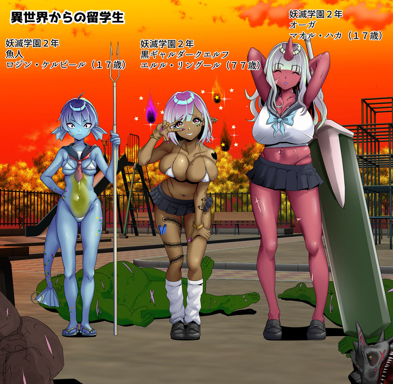 wakarase× jinkaku haisetsu× sekika♀ tachi matomete buzama ero CG2 page 4 full