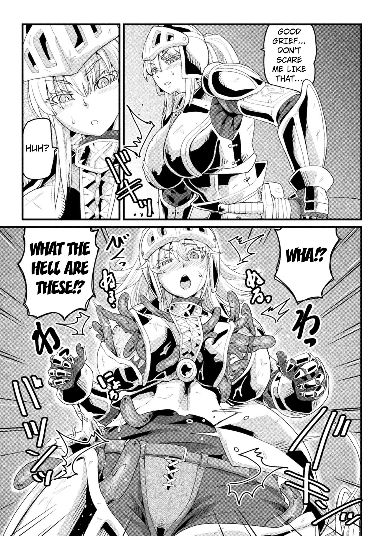 Shokushu ni Ochiru  Onna Kishi  Kairaku no Harami  | The Female Knight Who Succumbs to Tentacles the Pleasure of Impregnation page 5 full