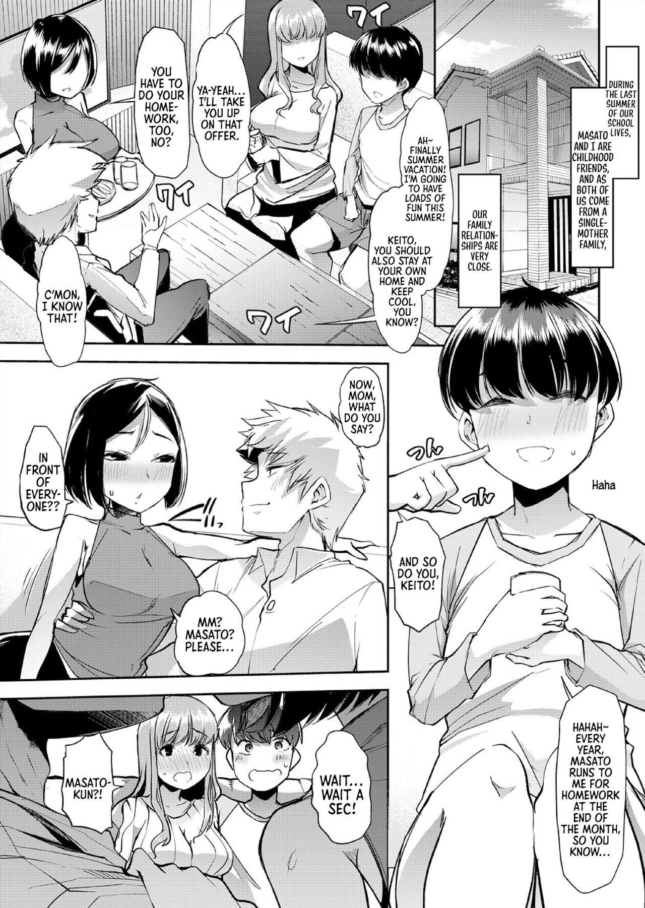 Mama wa SeFri - Boku wa Tomodachi no Okaa-san to Sex o Suru 1-2 | Fuck-Buddy Mom — I have Sex with my Friend's Mom Part 1-2 page 2 full