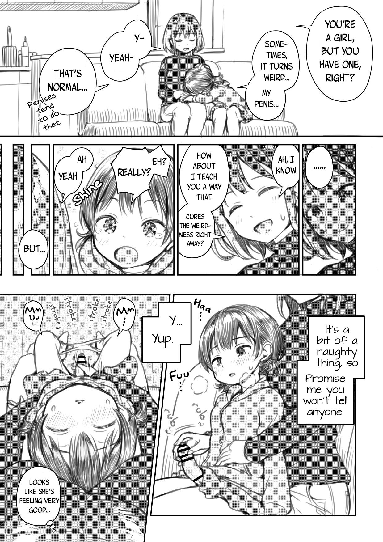 Meikko to Okki suru Futanari Ochinchin | My Niece and Her Hard Futanari Penis page 3 full