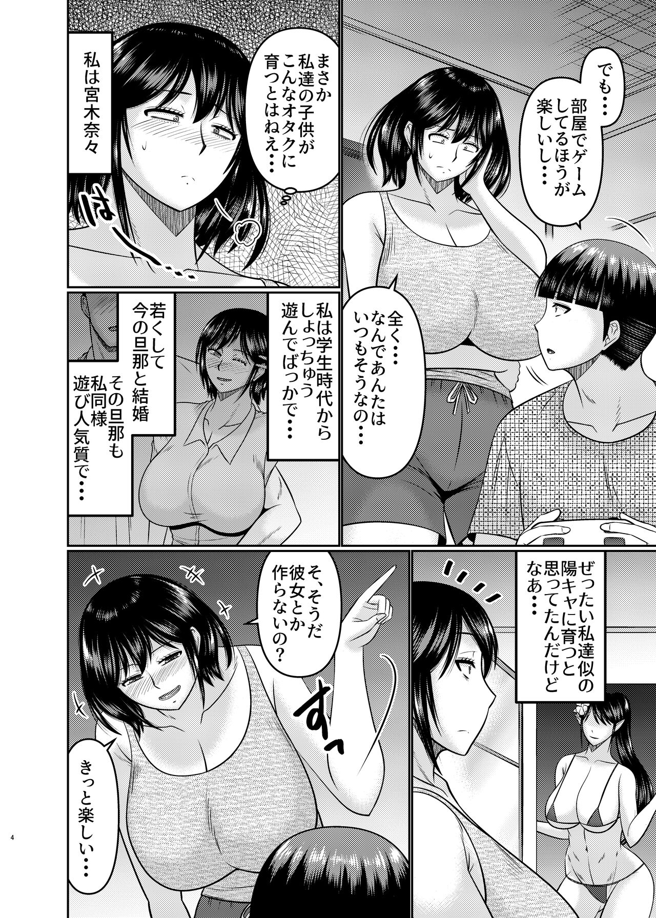 Moto gyaru mama wa musuko no karada o yoku shiranai page 4 full