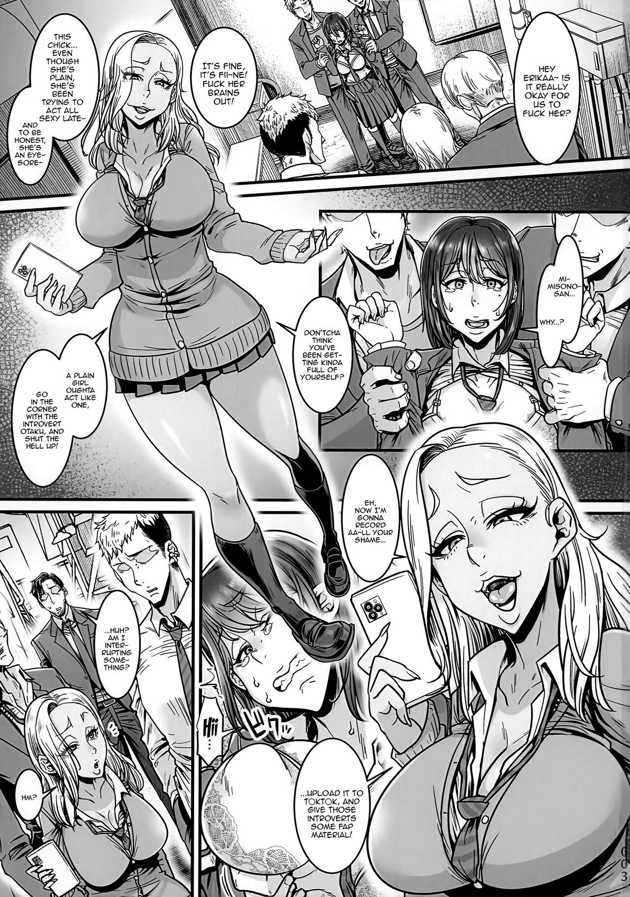 Yonaoshi Oji-san VS Kanemochi Ijimekko Gal JK | The Old Man Striving To Change The World VS The Spoiled Highschool Bully Gyaru page 2 full