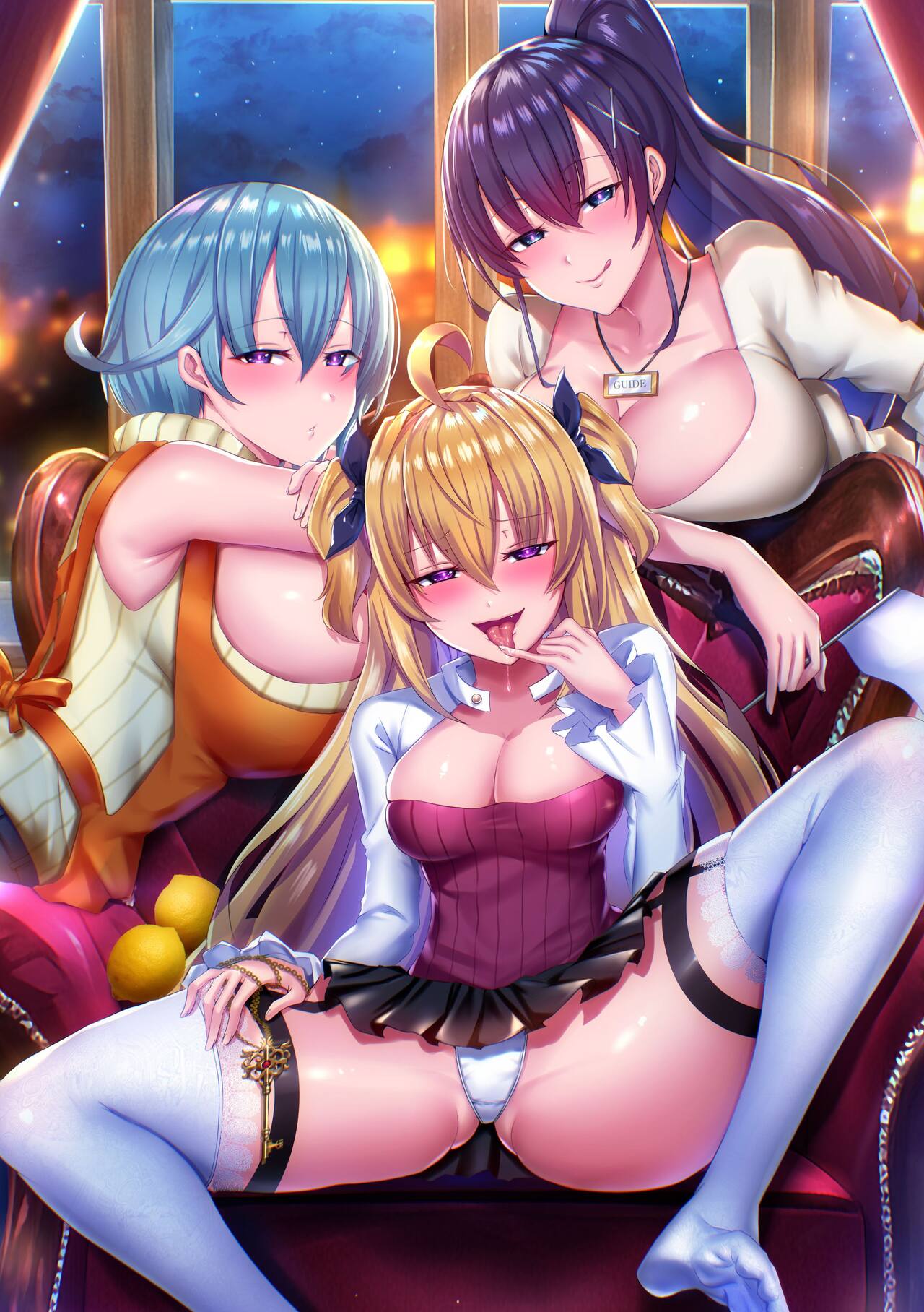 Onna 100-nin Zenin o Haramase Houdai no Yume no Kozukuri Town! Senbatsusha no Ore dake ga Haramitagari Manko o Tsukaitai Houdai!! page 1 full