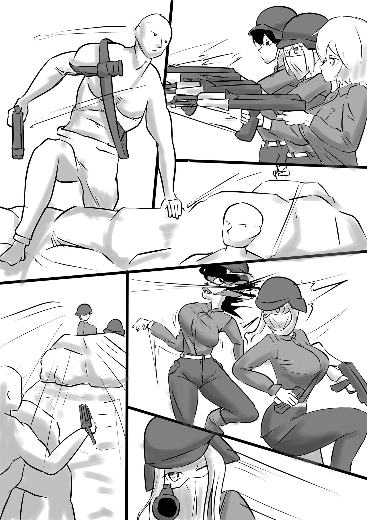 soldier girls pt1 & 2 page 1 full