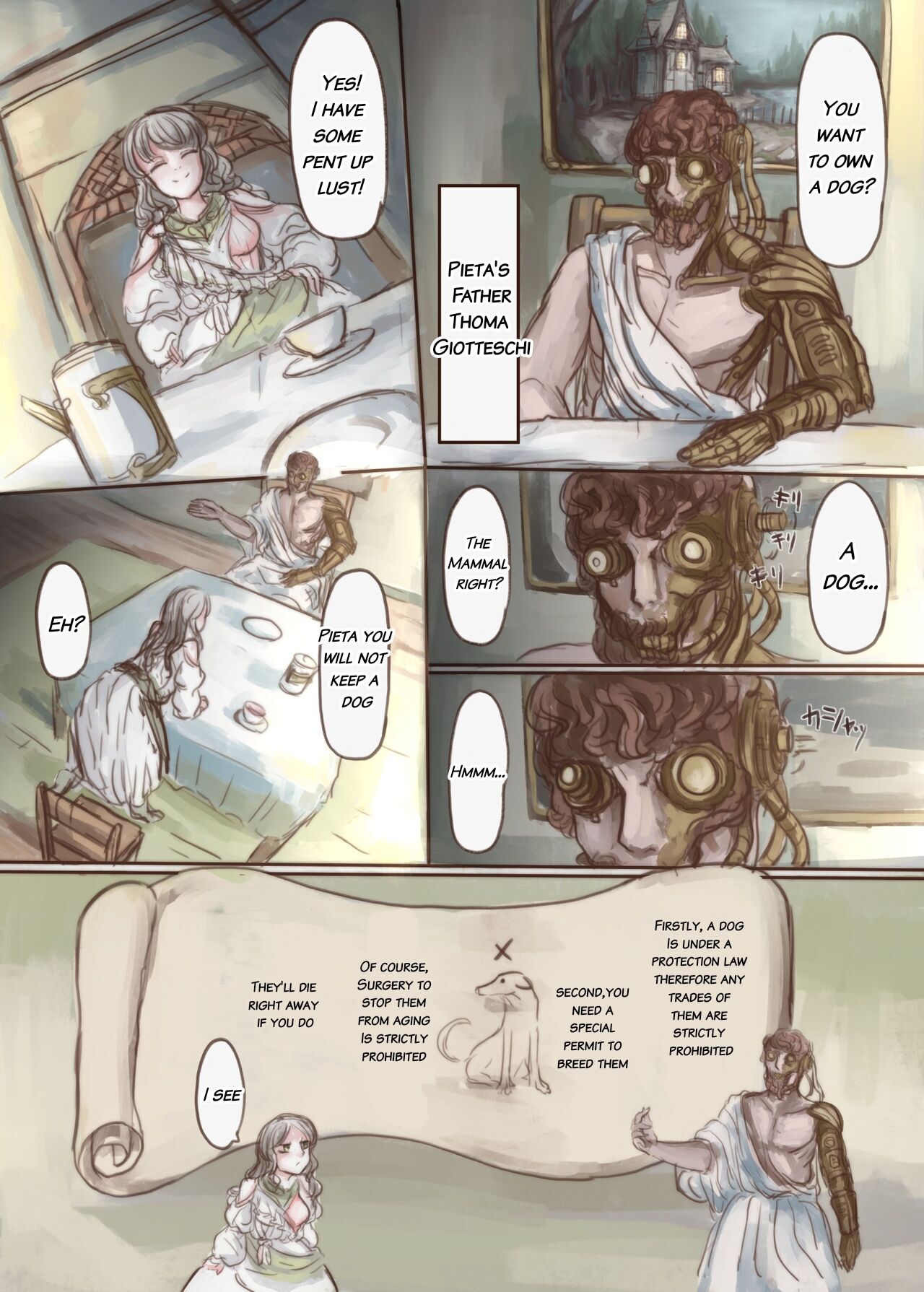 The Wealthy Young Lady Who Bought A Slave And Turned Her Into A Puppy page 6 full