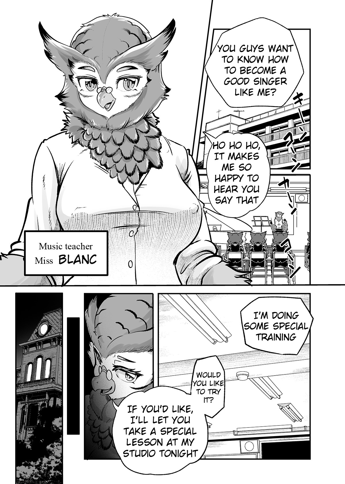 Blanc-sensei no Tokubetsu Lesson page 2 full