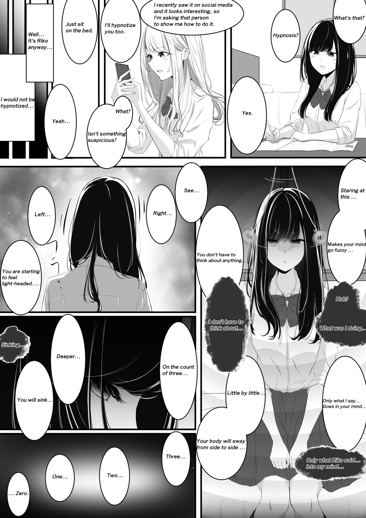 Yuri comic Part 1,2 and 3. page 2 full