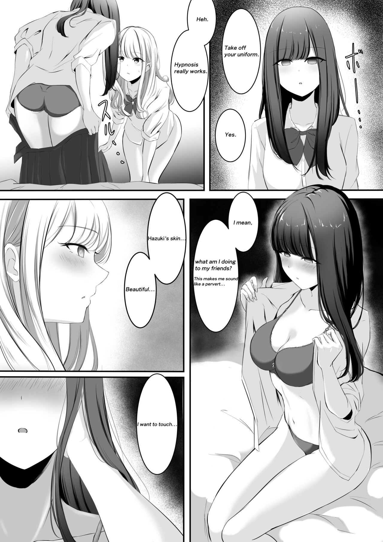 Yuri comic Part 1,2 and 3. page 3 full