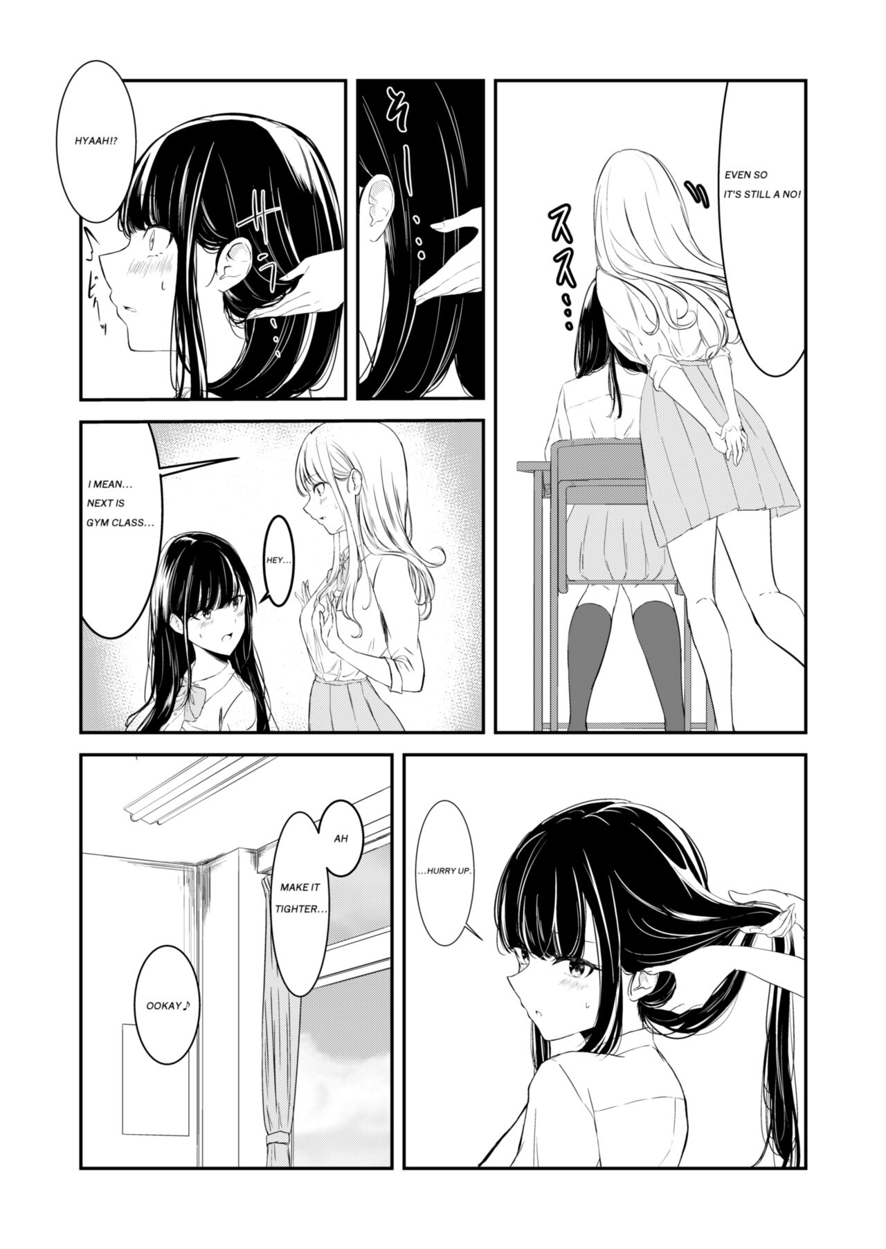 Yuri comic Part 1,2 and 3. page 8 full