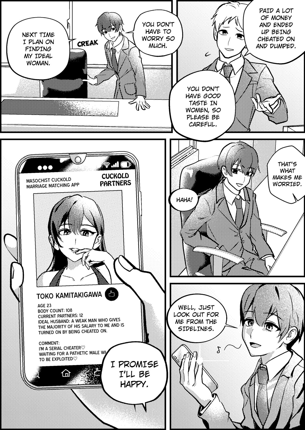 Masochistic Cuckold Marriage Matching App page 3 full