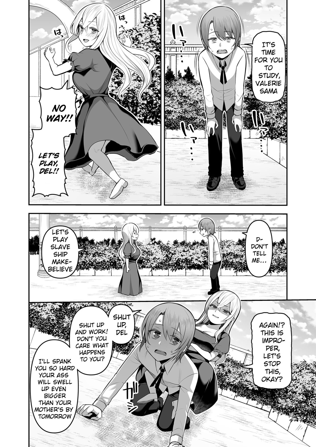Valerie Monogatari ~Oujo-sama wa Yaritai Houdai!?~ Ch1/  The Story of Valerie ~The Queen Gets To Fuck As Much As She Wants!~ Ch.1 page 4 full