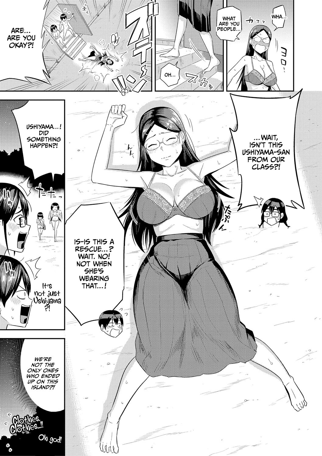 [Makosho] Mujintou de, SEX ni Kyoumi Shinshin na Dosukebe Inkya Joshi-tachi to Harem Life [English] [CulturedCommissions] [Digital] Hentai - Raw  40