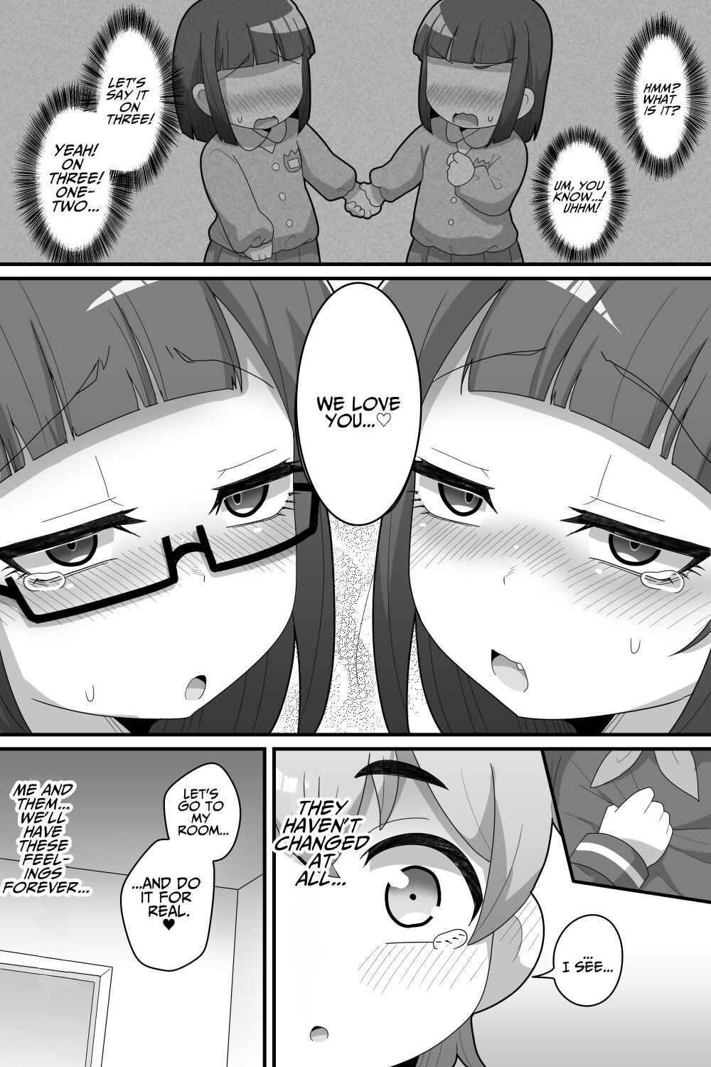 [Dakkoku Kidoutai S.A.C (Dakkoku Jiro)] Futanari Futago ni Aisaresugitemasu | Loved Too Much by My Futanari Twin Step-sisters [English] [T's Translations] Hentai - Raw  22