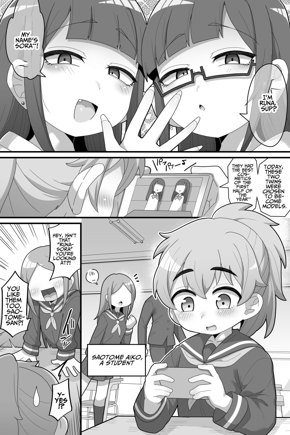 [Dakkoku Kidoutai S.A.C (Dakkoku Jiro)] Futanari Futago ni Aisaresugitemasu | Loved Too Much by My Futanari Twin Step-sisters [English] [T's Translations] Hentai - Raw  3