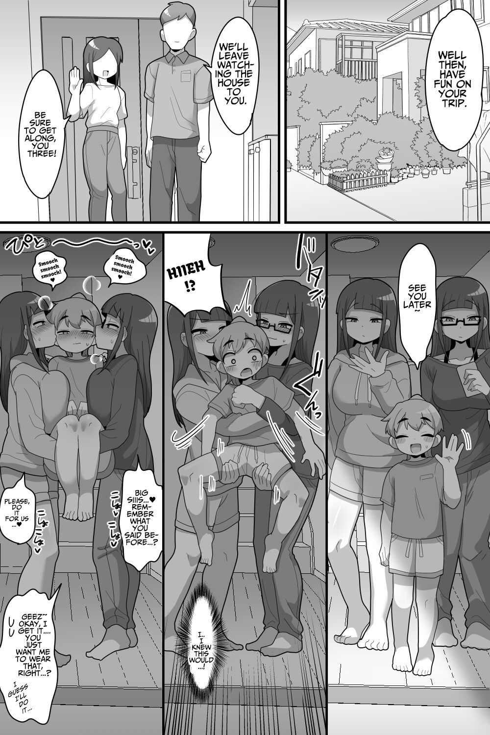 [Dakkoku Kidoutai S.A.C (Dakkoku Jiro)] Futanari Futago ni Aisaresugitemasu | Loved Too Much by My Futanari Twin Step-sisters [English] [T's Translations] Hentai - Raw  34