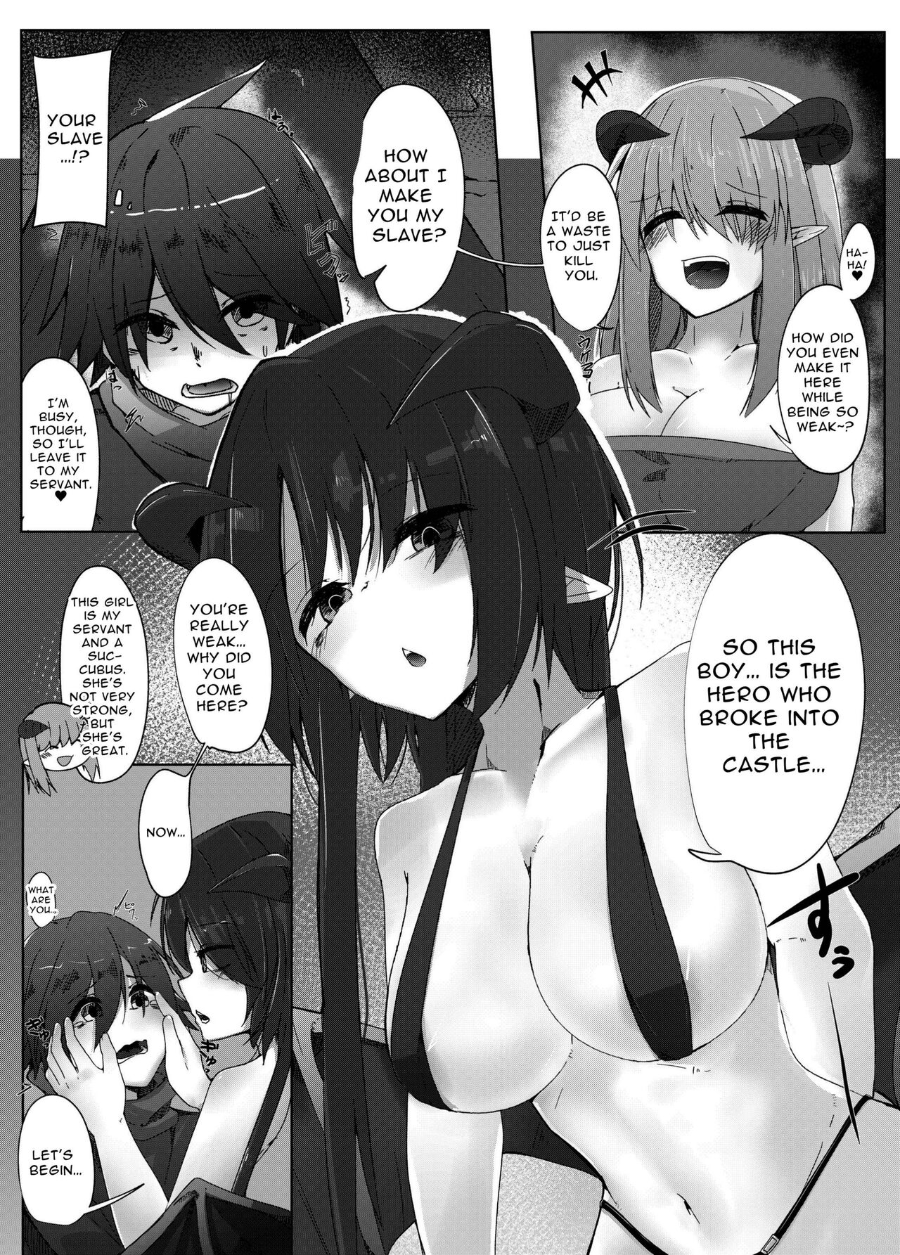 Shota Yuusha ga Mukanjou na Succubus ni Jimuteki ni Shiboritorareru Hanashi | Shota Hero Gets Business-like Milking From An Emotionless Succubus page 5 full