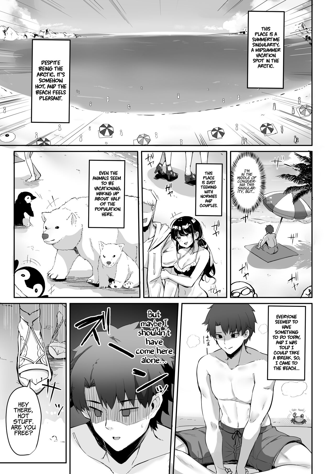 Manatsu no Chaldea Summer Vacation Lady Avalon Hen | Chaldea Midsummer Vacation Lady - Avalon Edition page 3 full