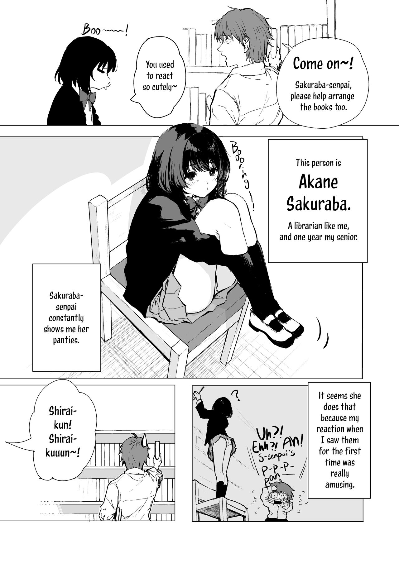 Sakuraba Senpai wa Misetagari | Sakuraba-Senpai Likes to Expose Herself to Me page 4 full