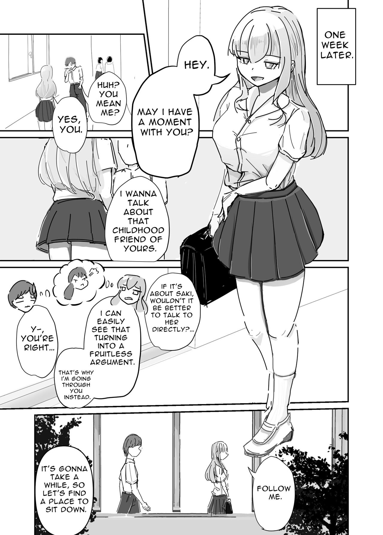 Taisetsu na Osananajimi o Uragitte Waruui Onnanoko ni Koishite shimau Hanashi | Betraying My Dear Childhood Friend I Fall In Love With A Naughty Girl page 4 full