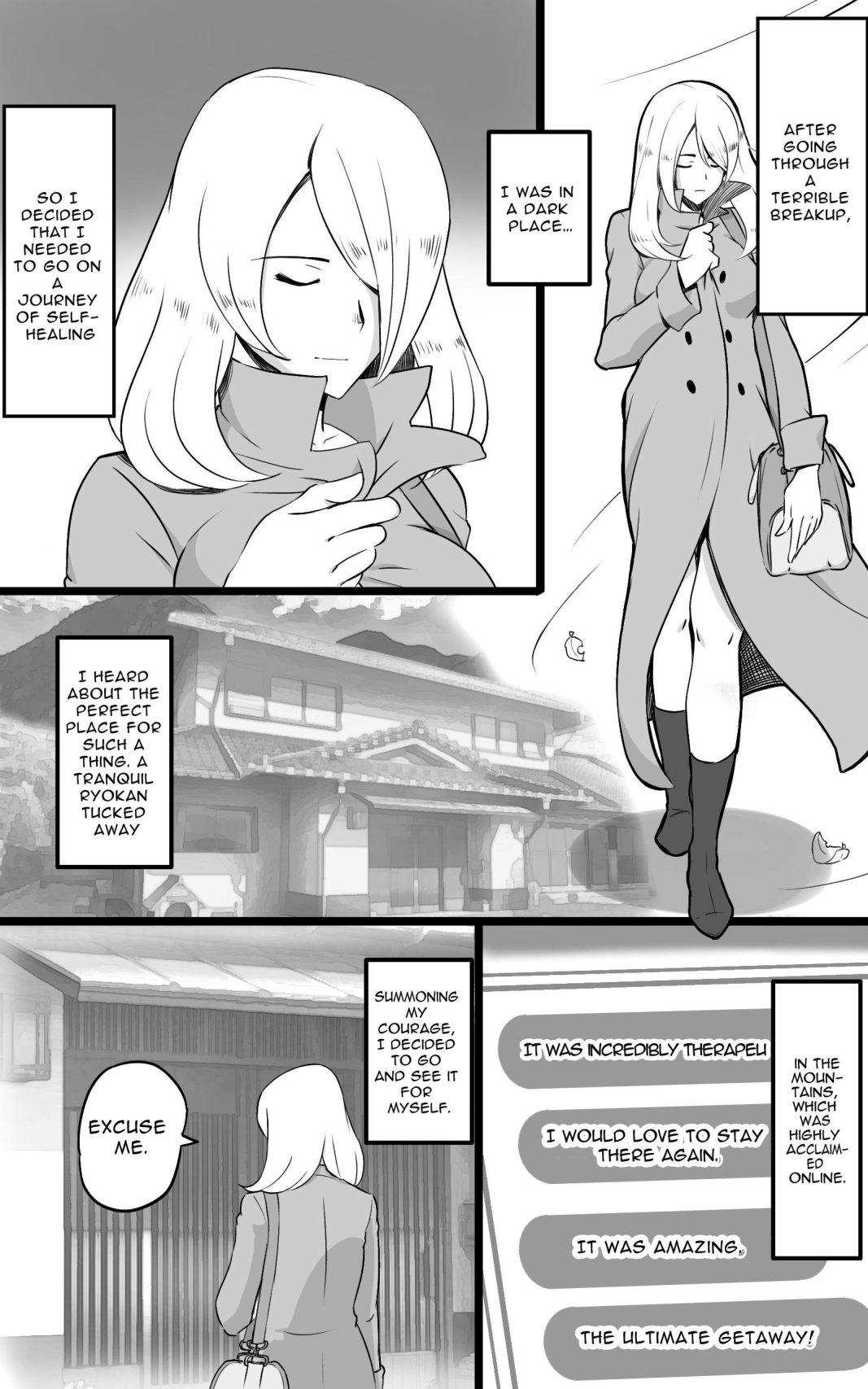 Hitou Futanari Onsen Himitsu no Shoushin Ryokou | Hidden Futanari Hot-springs Retreat ~what becomes of the broken hearted~ page 2 full