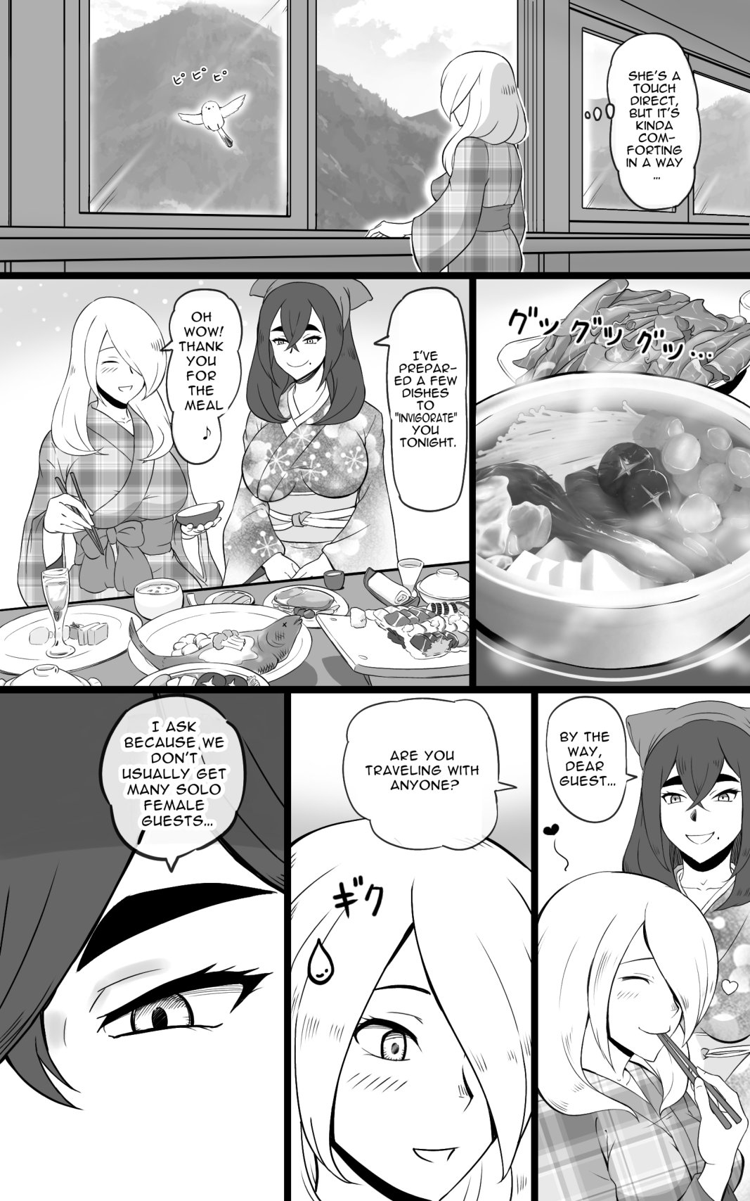 Hitou Futanari Onsen Himitsu no Shoushin Ryokou | Hidden Futanari Hot-springs Retreat ~what becomes of the broken hearted~ page 4 full