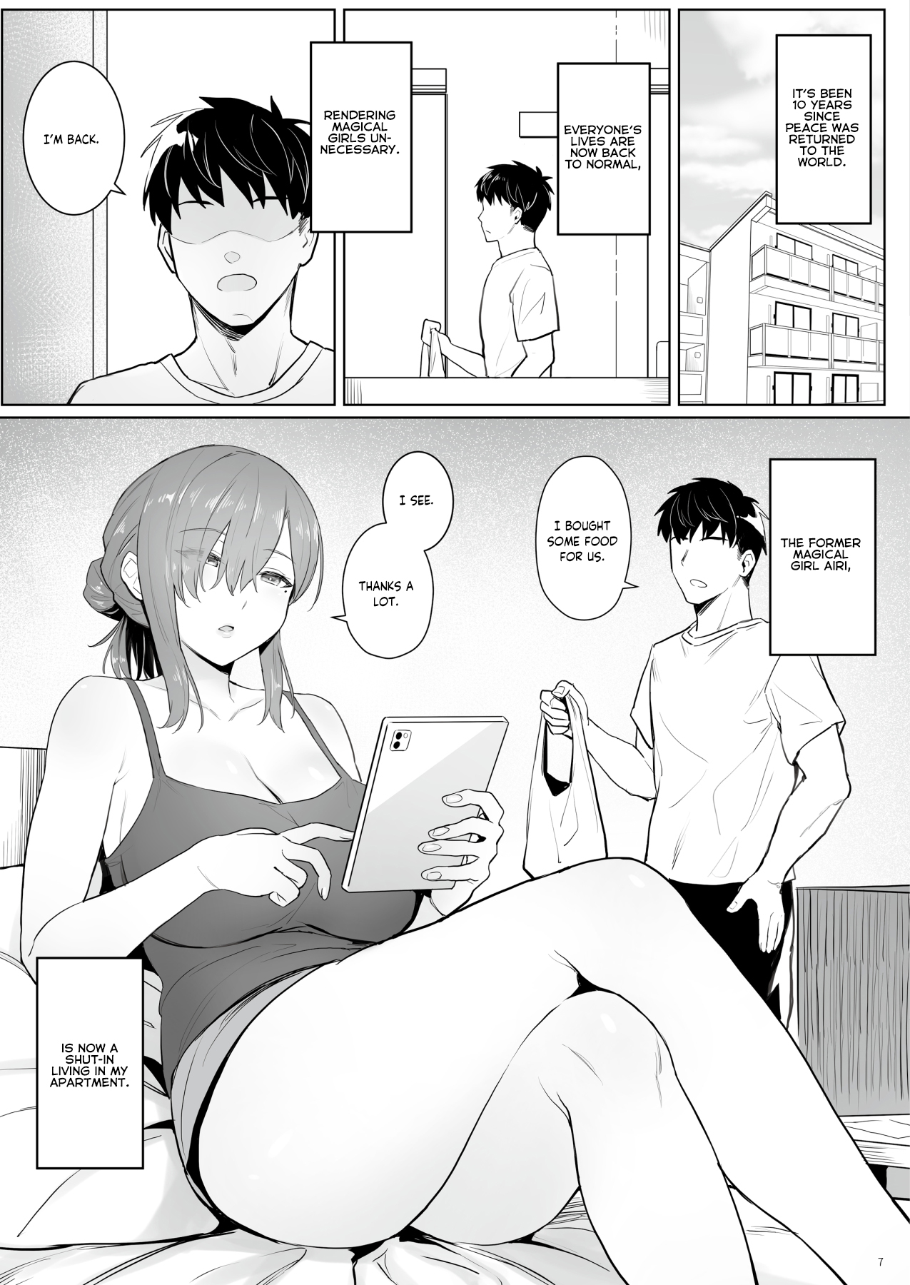 [COMEX (Zhen Lu)] Moto Mahou Shoujo no Hikikomori Seikatsu | The NEET Life of a Former Magical Girl [English] [flowerswamp] [Decensored] [Digital] Hentai - Raw  6
