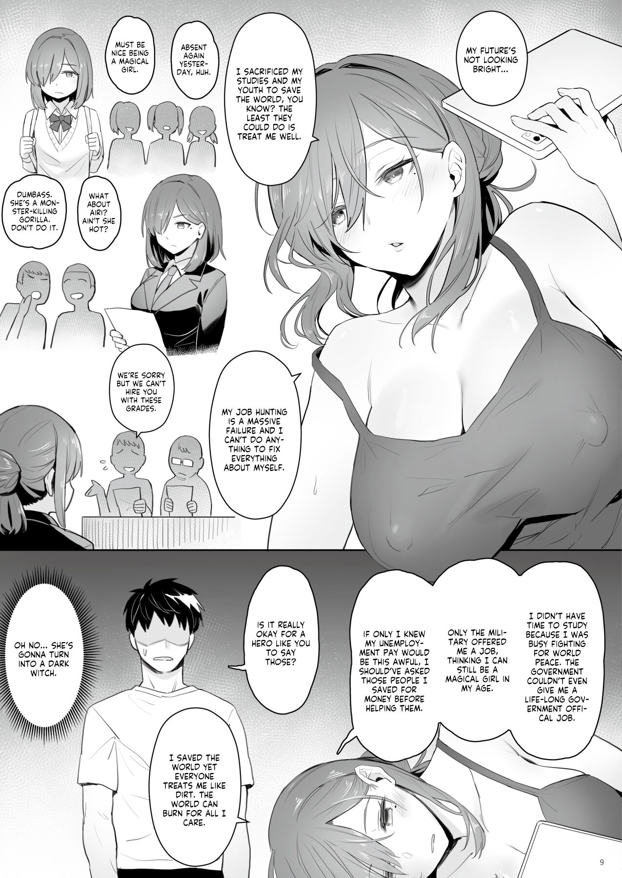 [COMEX (Zhen Lu)] Moto Mahou Shoujo no Hikikomori Seikatsu | The NEET Life of a Former Magical Girl [English] [flowerswamp] [Decensored] [Digital] Hentai - Raw  8