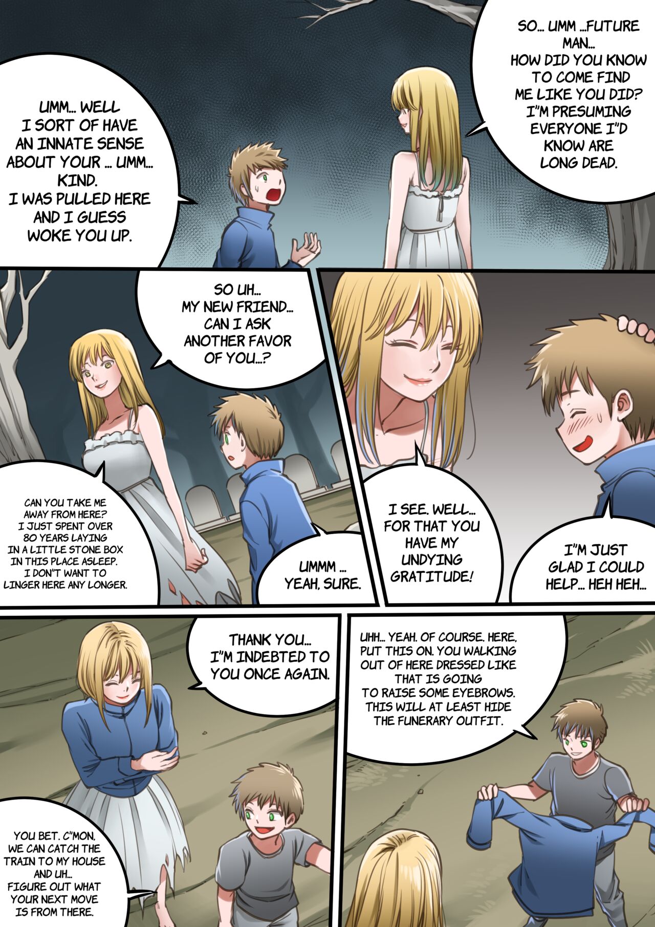 "Forgotten" - Precursor Tale - Complete 30 Page Manga - Kawamono/Skinsuit/Living Suit page 6 full