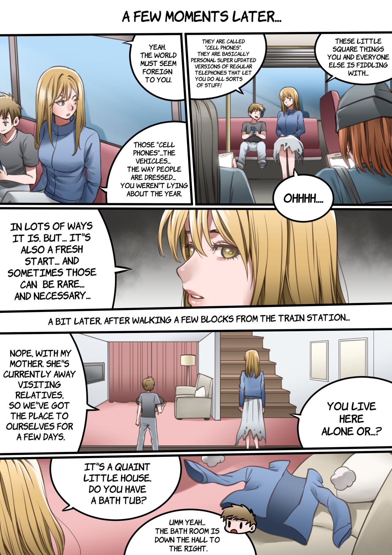 "Forgotten" - Precursor Tale - Complete 30 Page Manga - Kawamono/Skinsuit/Living Suit page 7 full