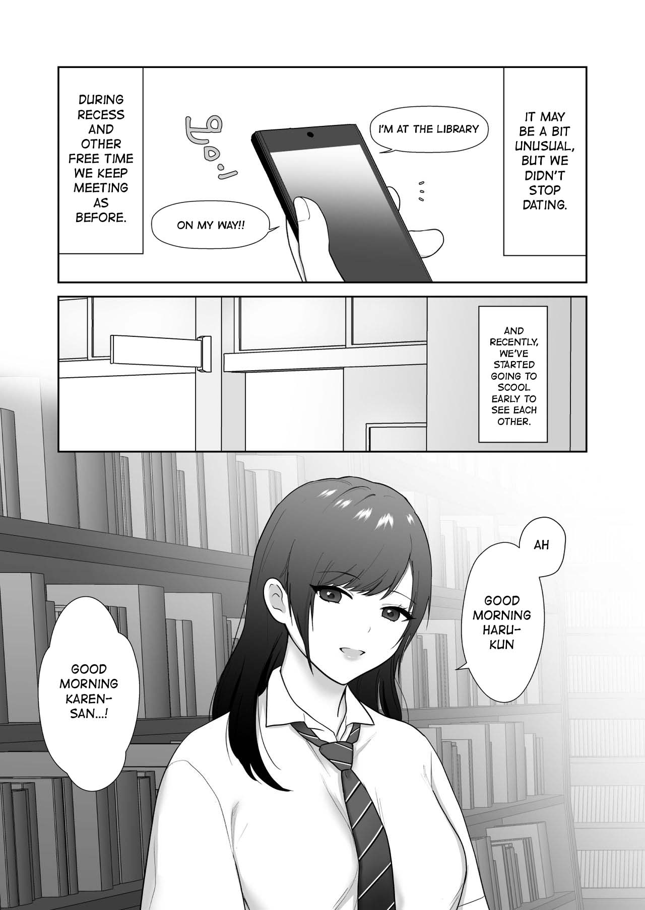 Toshoiin no Karen-san 3 | Karen-san of the Library Committee 3 page 4 full