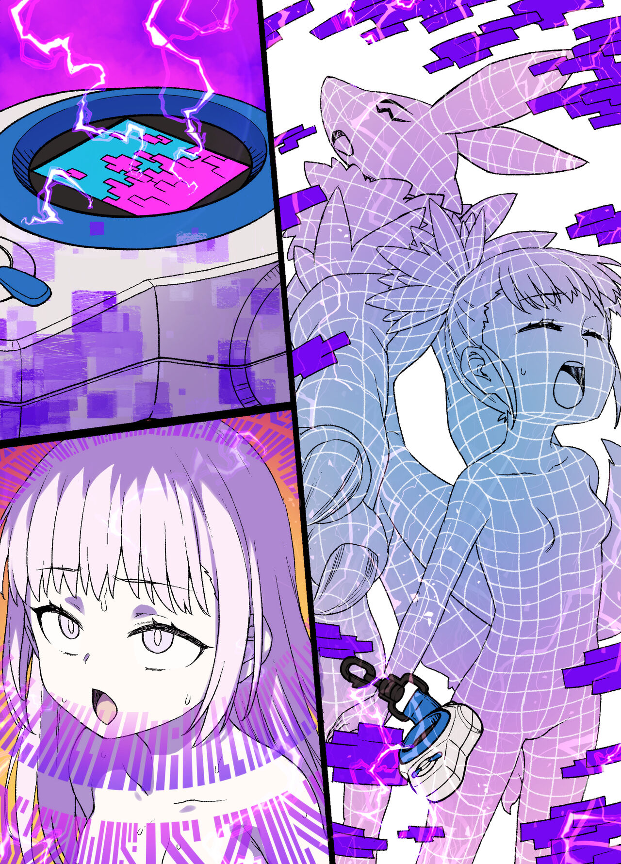 デジモン洗脳 牧野留姫＆レナモン 6P ※悪堕ち＆モンスター娘化 page 9 full