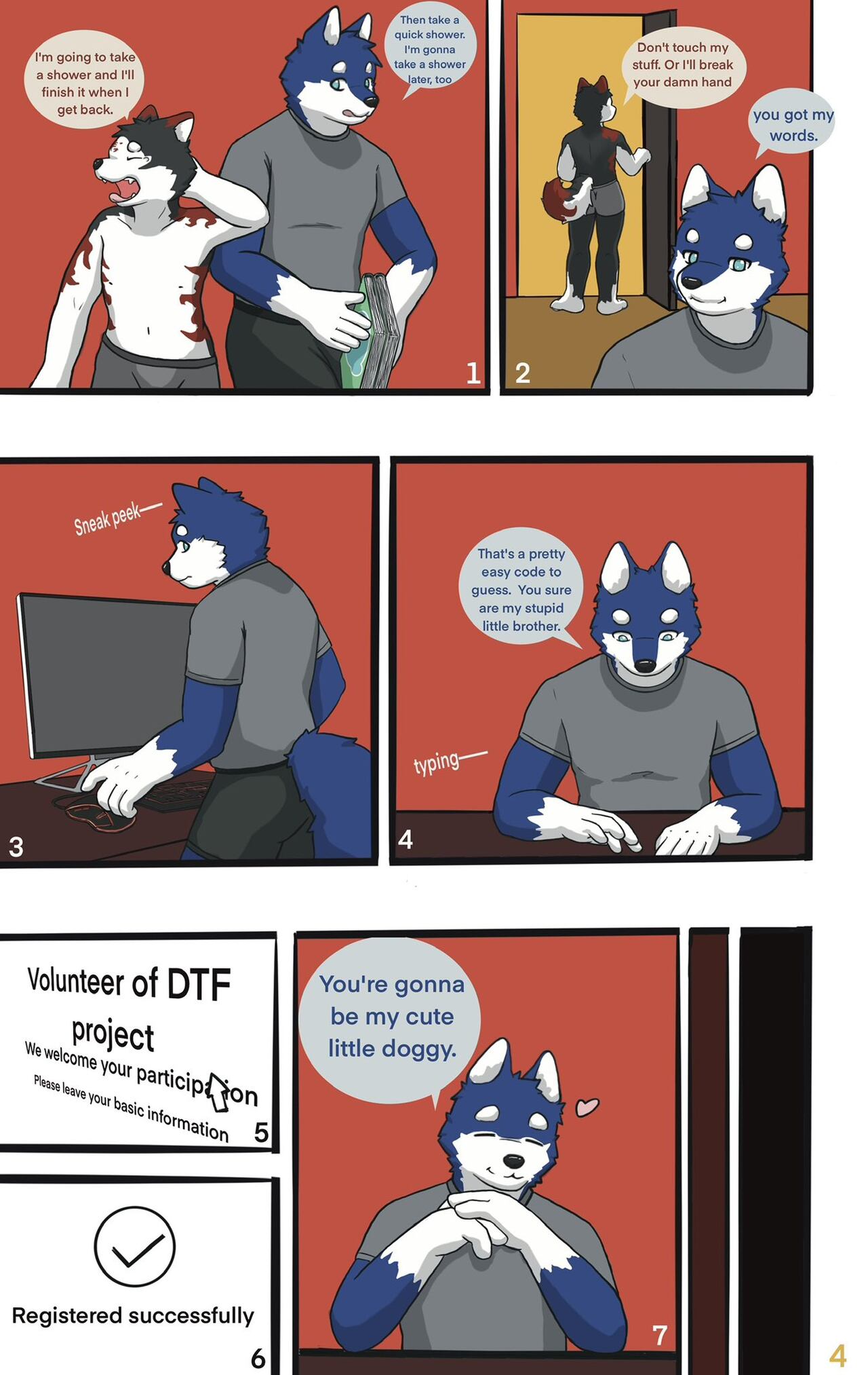 My little doggy brother page 5 full