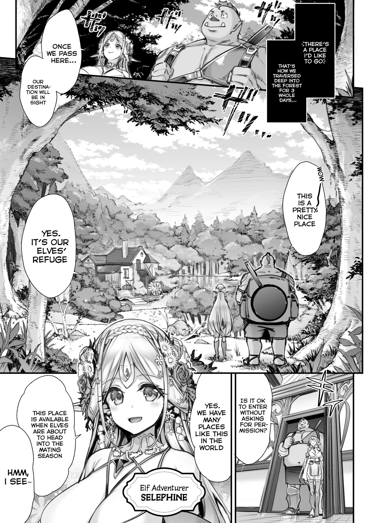Midara na Elf-san wa Orc-kun ga Osuki 2 page 2 full