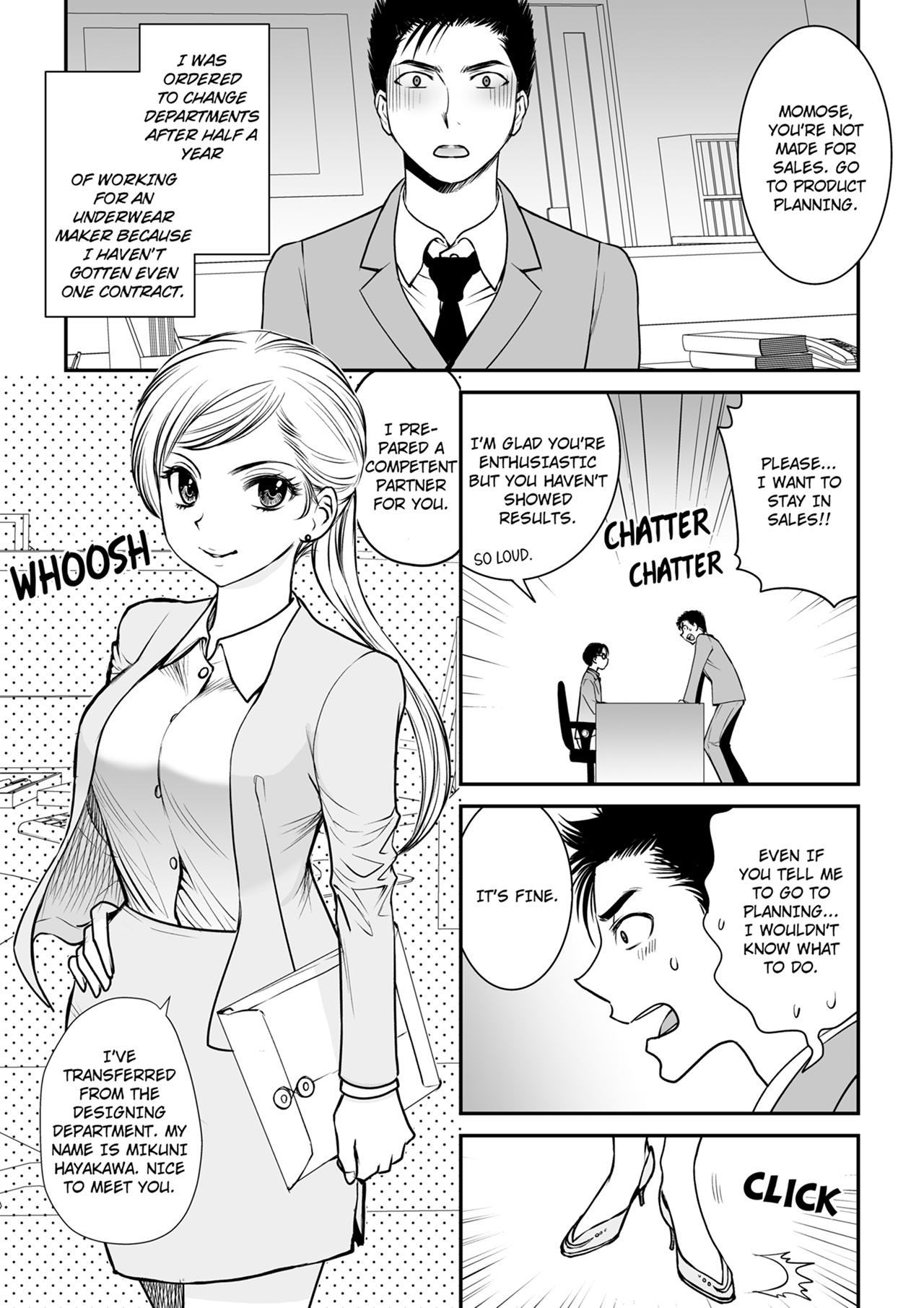 Kotowararete mo, Sounyuureru kara. - Shinya no Office... SEX Shinagara Zangyou-chuu 1 | I'll Still Put It In, Even If You Refuse. -Late Night at the Office... Having Sex While Working Over-time 1 page 2 full