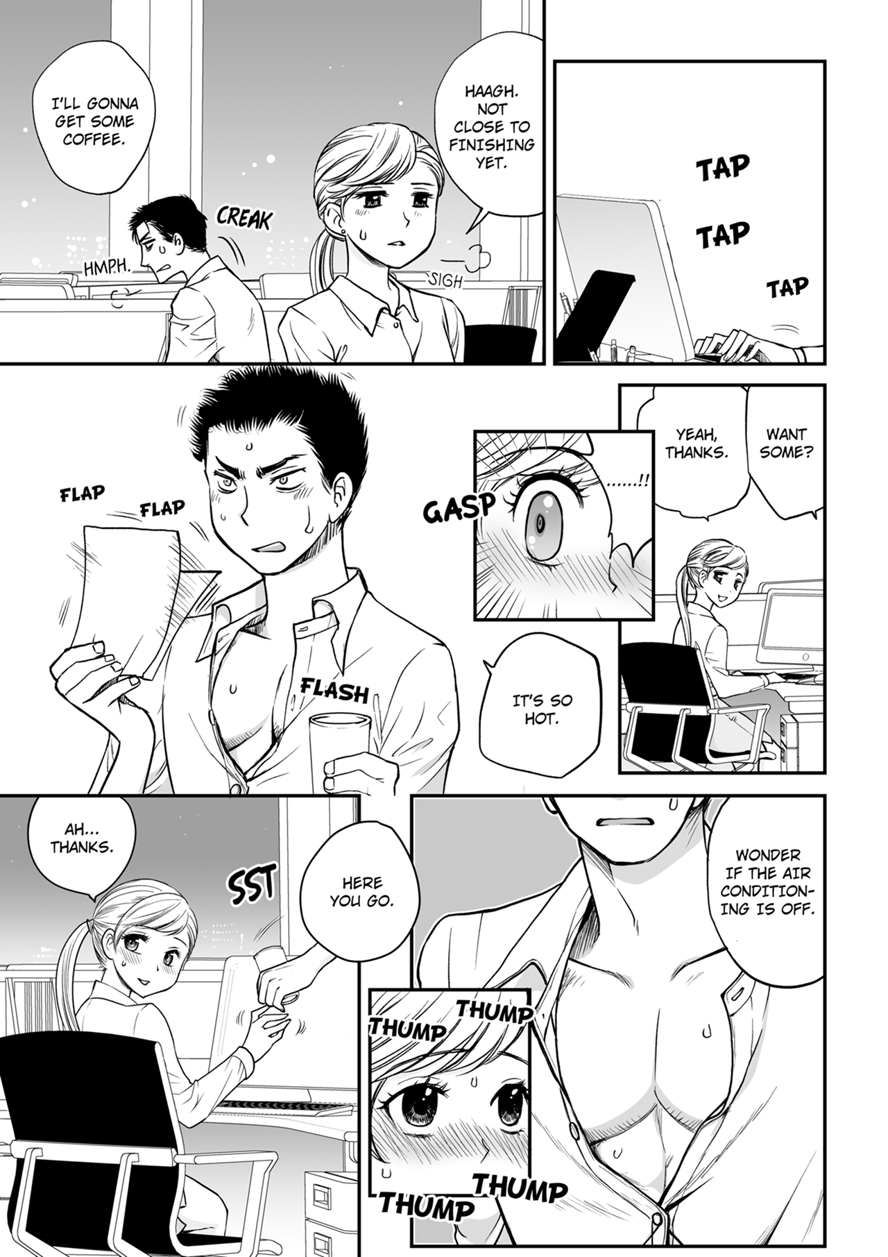 Kotowararete mo, Sounyuureru kara. - Shinya no Office... SEX Shinagara Zangyou-chuu 1 | I'll Still Put It In, Even If You Refuse. -Late Night at the Office... Having Sex While Working Over-time 1 page 8 full