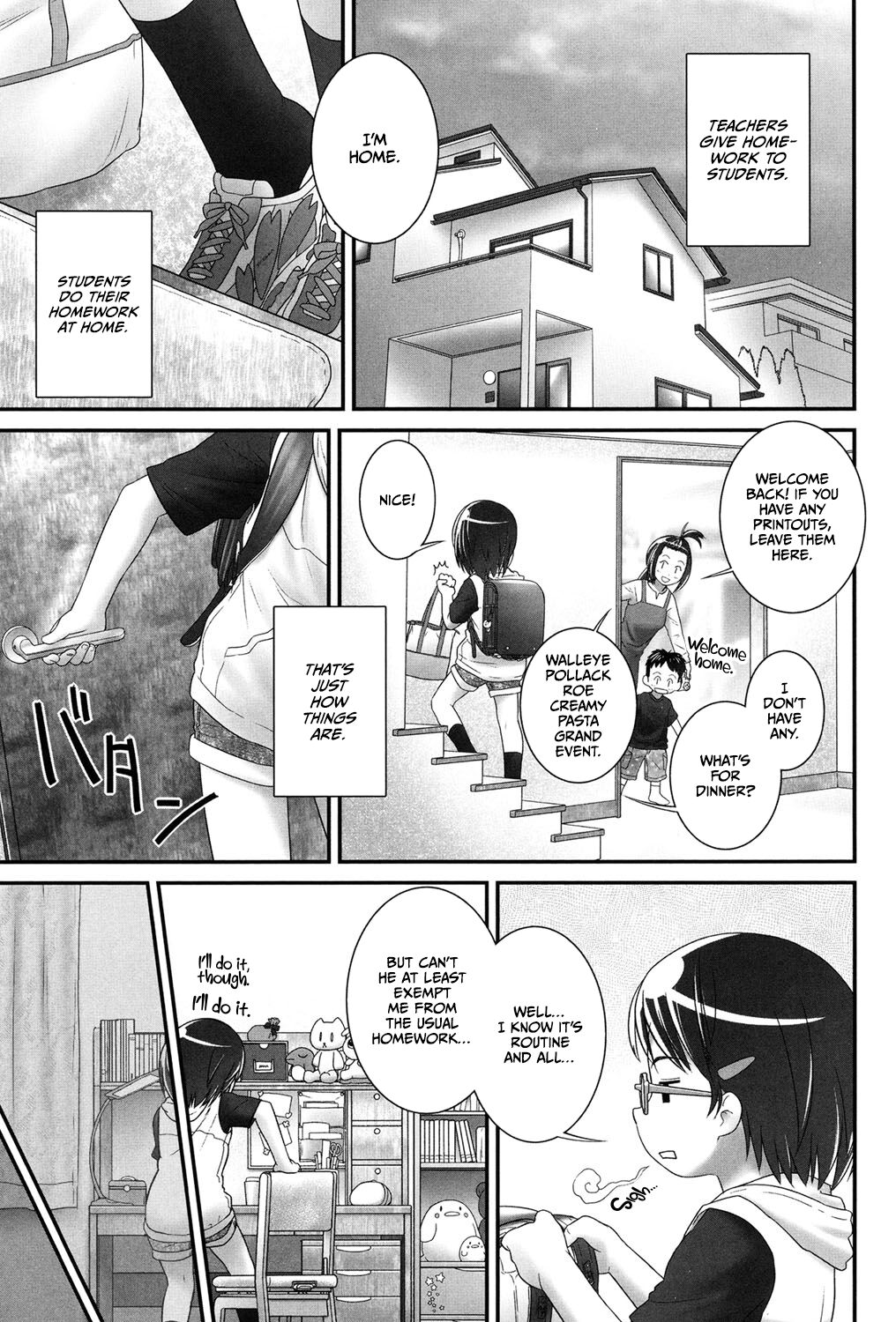 Shukudai x Atashi = Muteki | Homework x Me = Invincible page 3 full