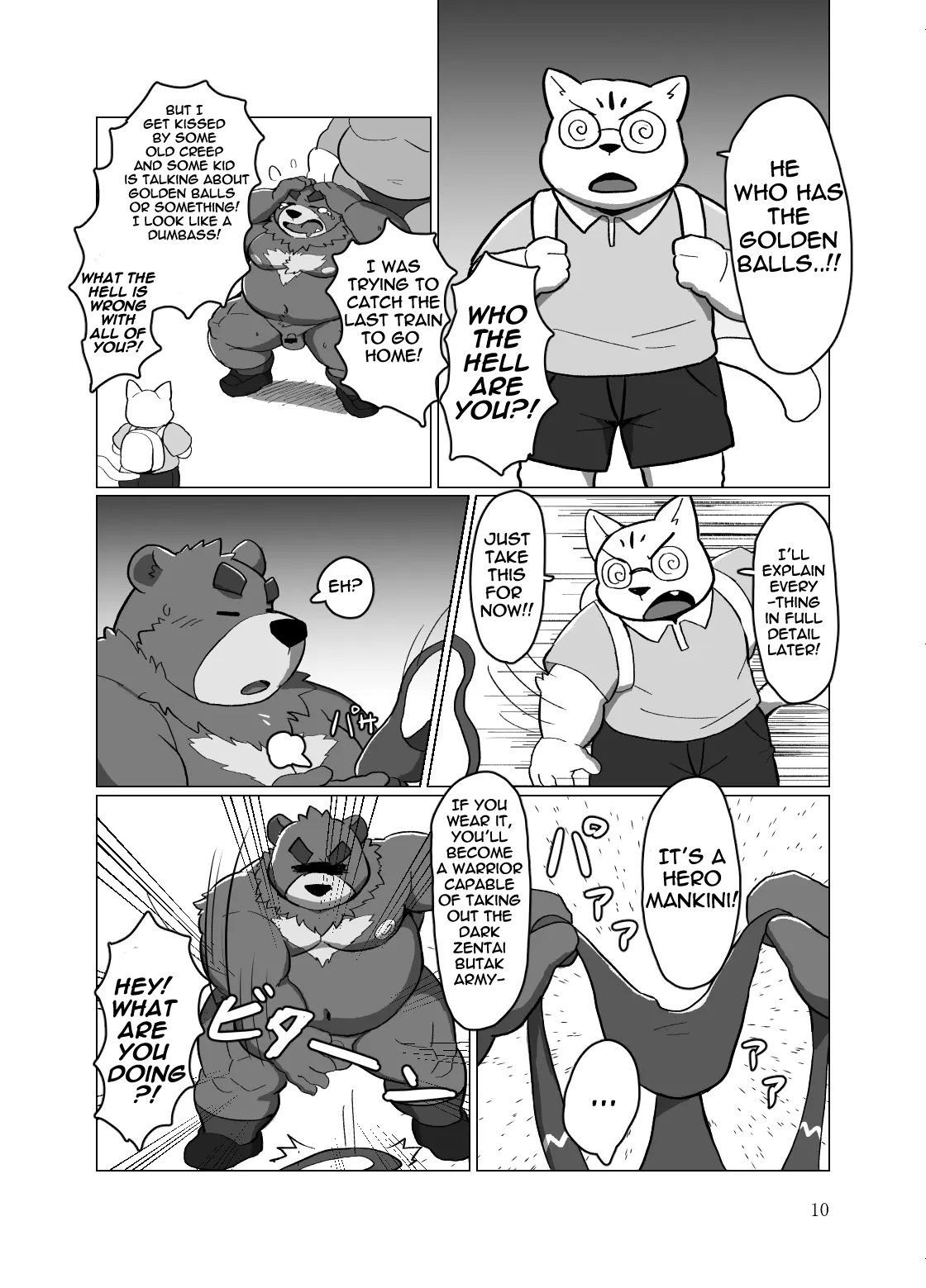 Roshutsu Hentai Dosukebear| Exhibitionist Pervert Dosukebear page 9 full