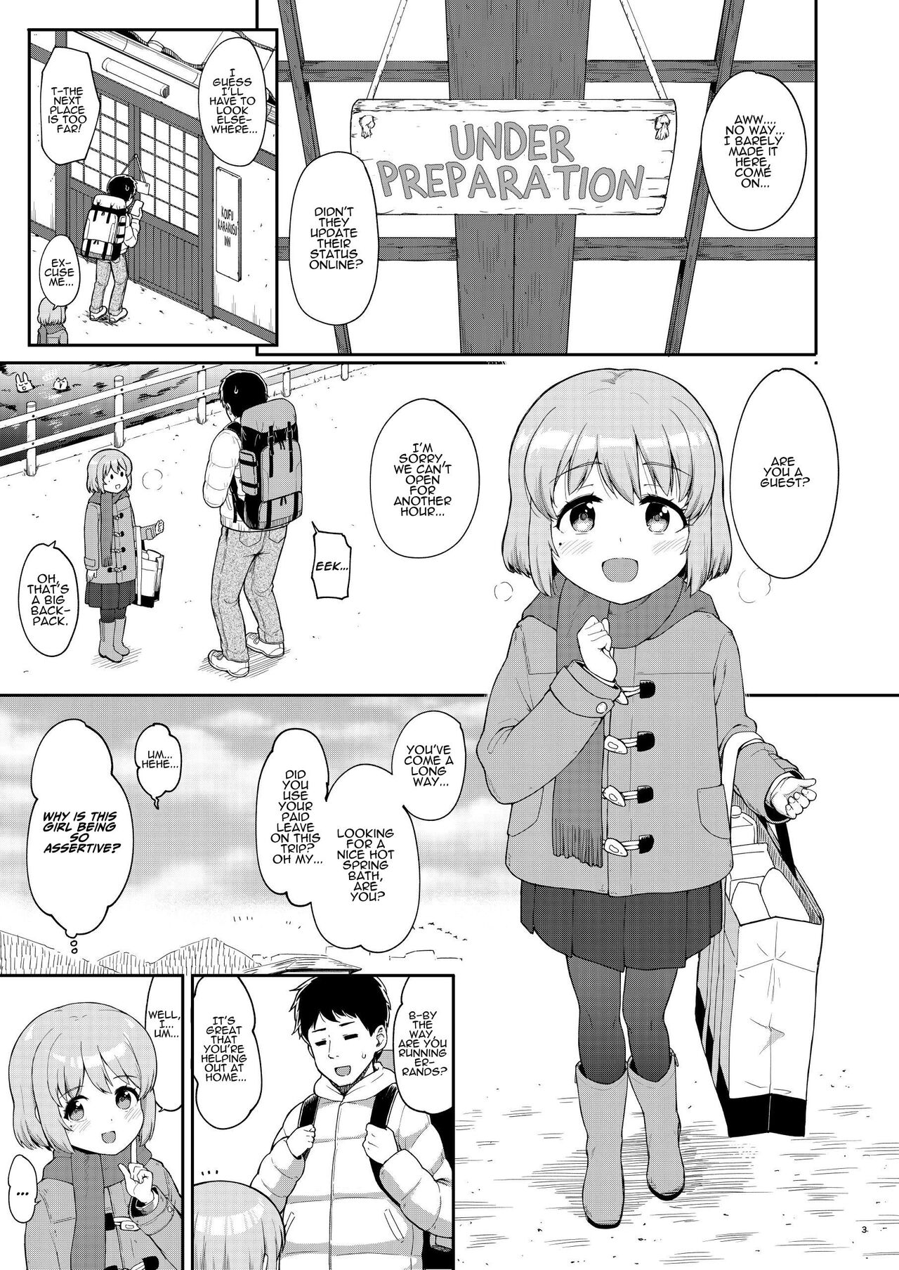 Oyako ga Itonamu Sentou ni Tsurekoma rete itashimashita | Dragged Into A Bathhouse Run By A Slutty Mother & Daughter page 3 full