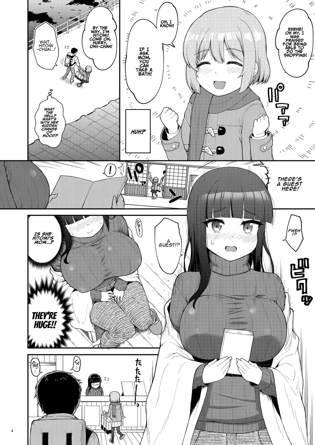 Oyako ga Itonamu Sentou ni Tsurekoma rete itashimashita | Dragged Into A Bathhouse Run By A Slutty Mother & Daughter page 4 full