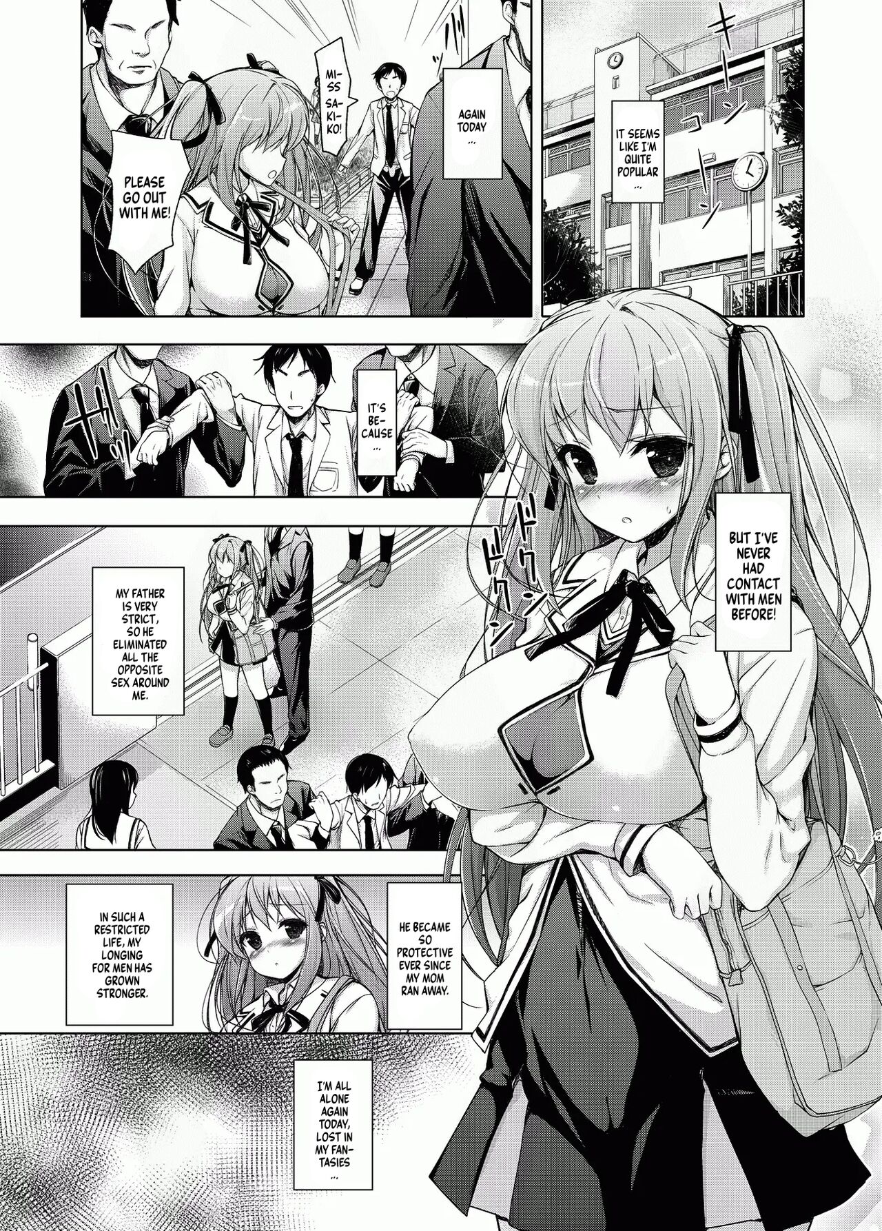 Ojou-sama to Kabe no Ana. page 2 full