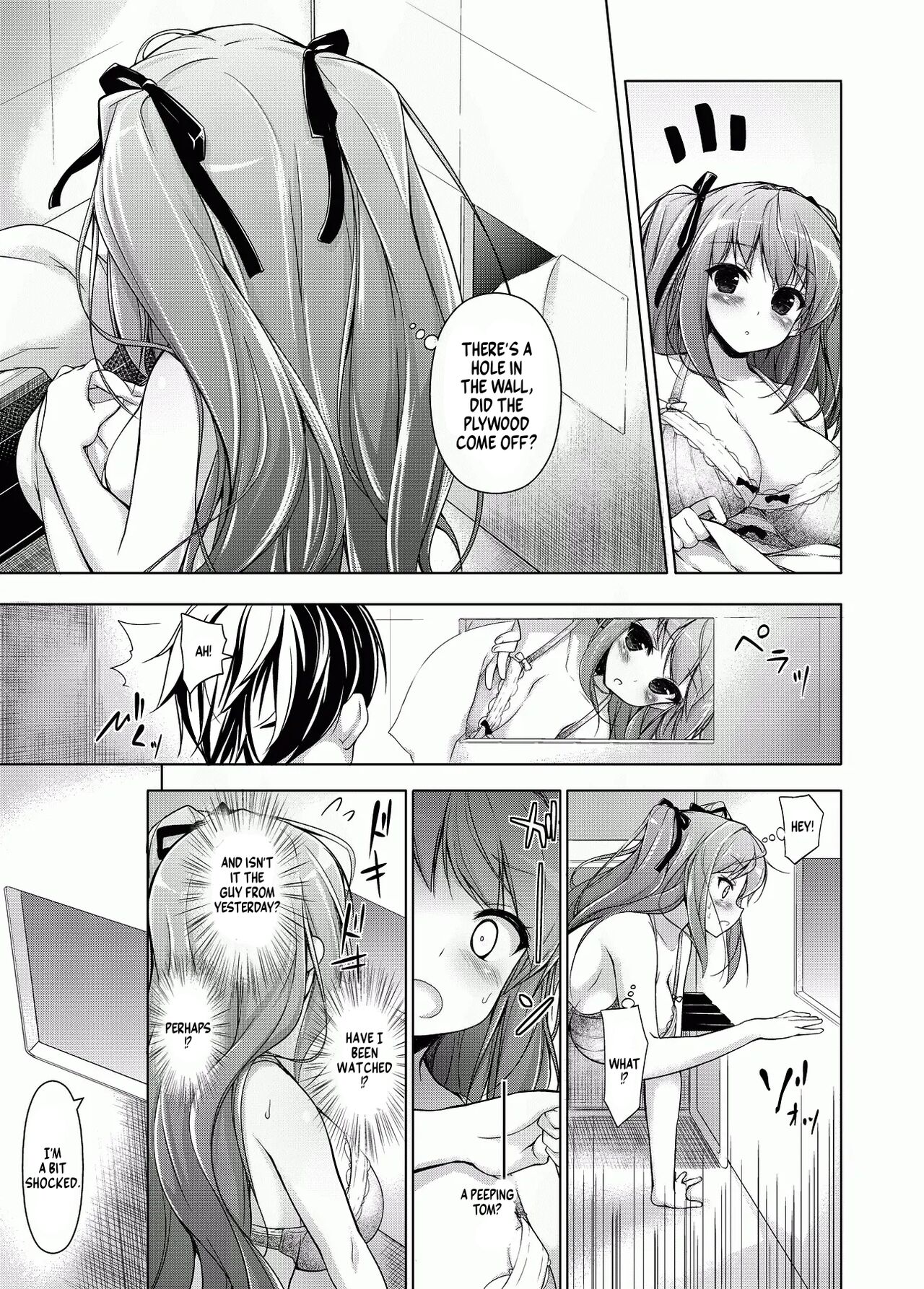Ojou-sama to Kabe no Ana. page 8 full