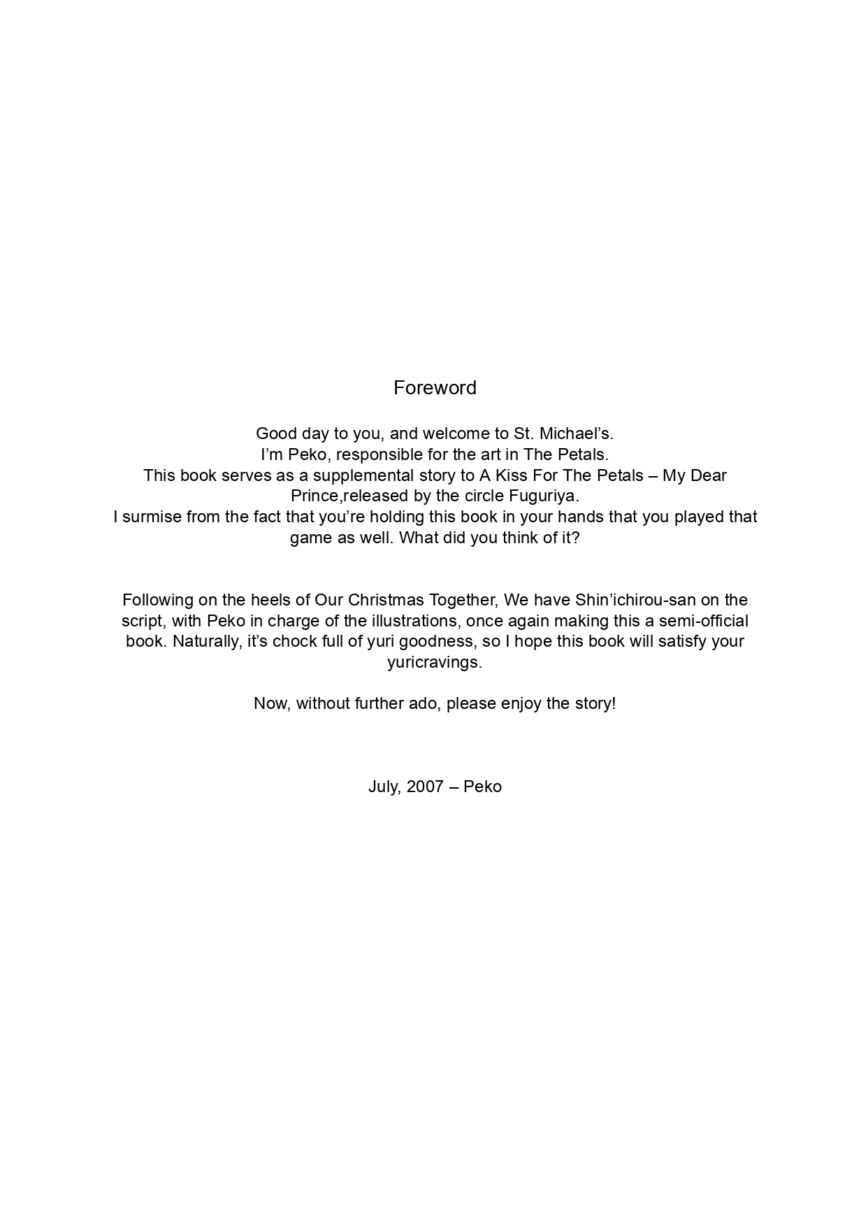 Sono Hanabira ni Kuchizuke o - Futari no Vacances | A Kiss For The Petals - Our Vacation Together page 3 full