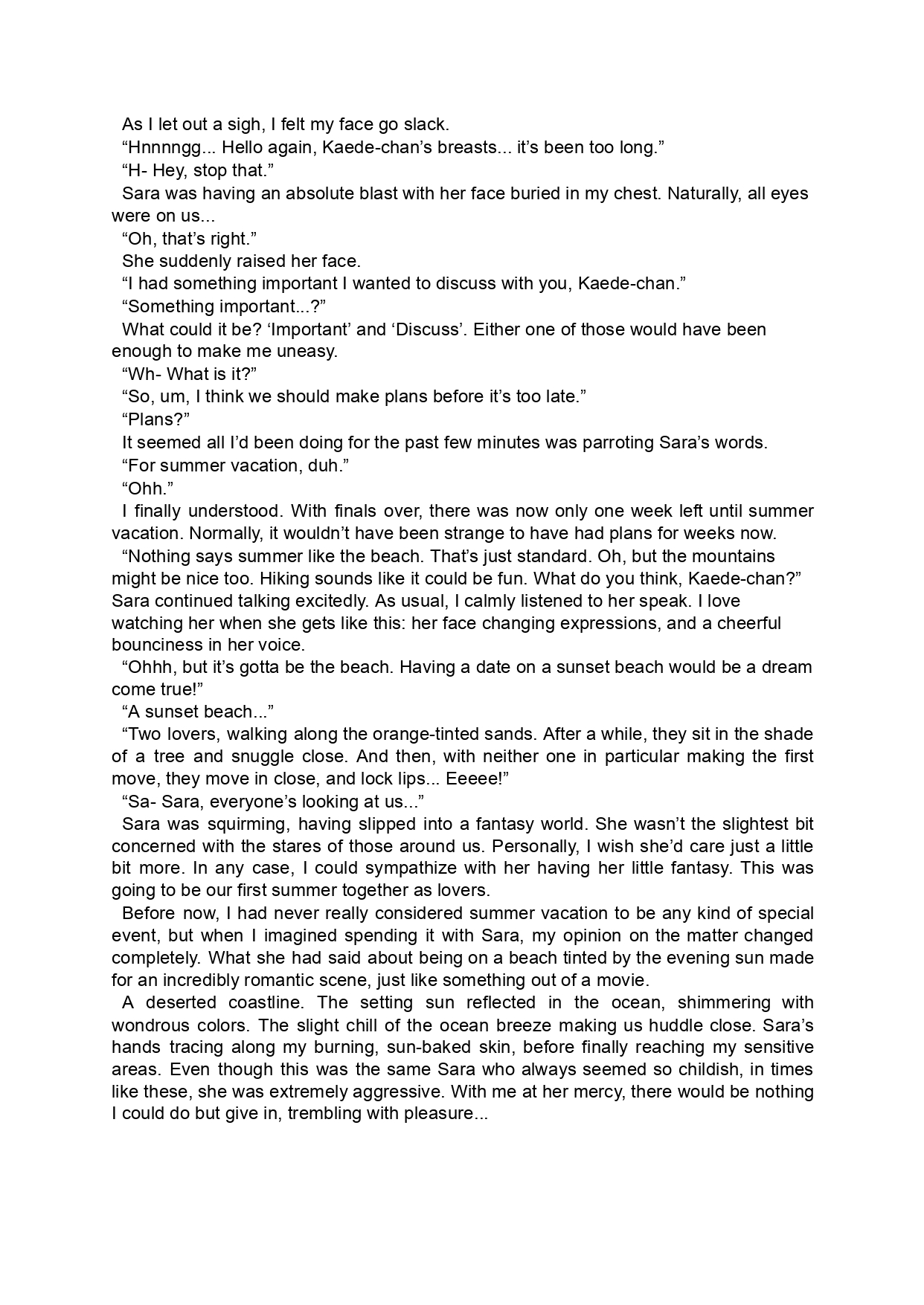 Sono Hanabira ni Kuchizuke o - Futari no Vacances | A Kiss For The Petals - Our Vacation Together page 8 full