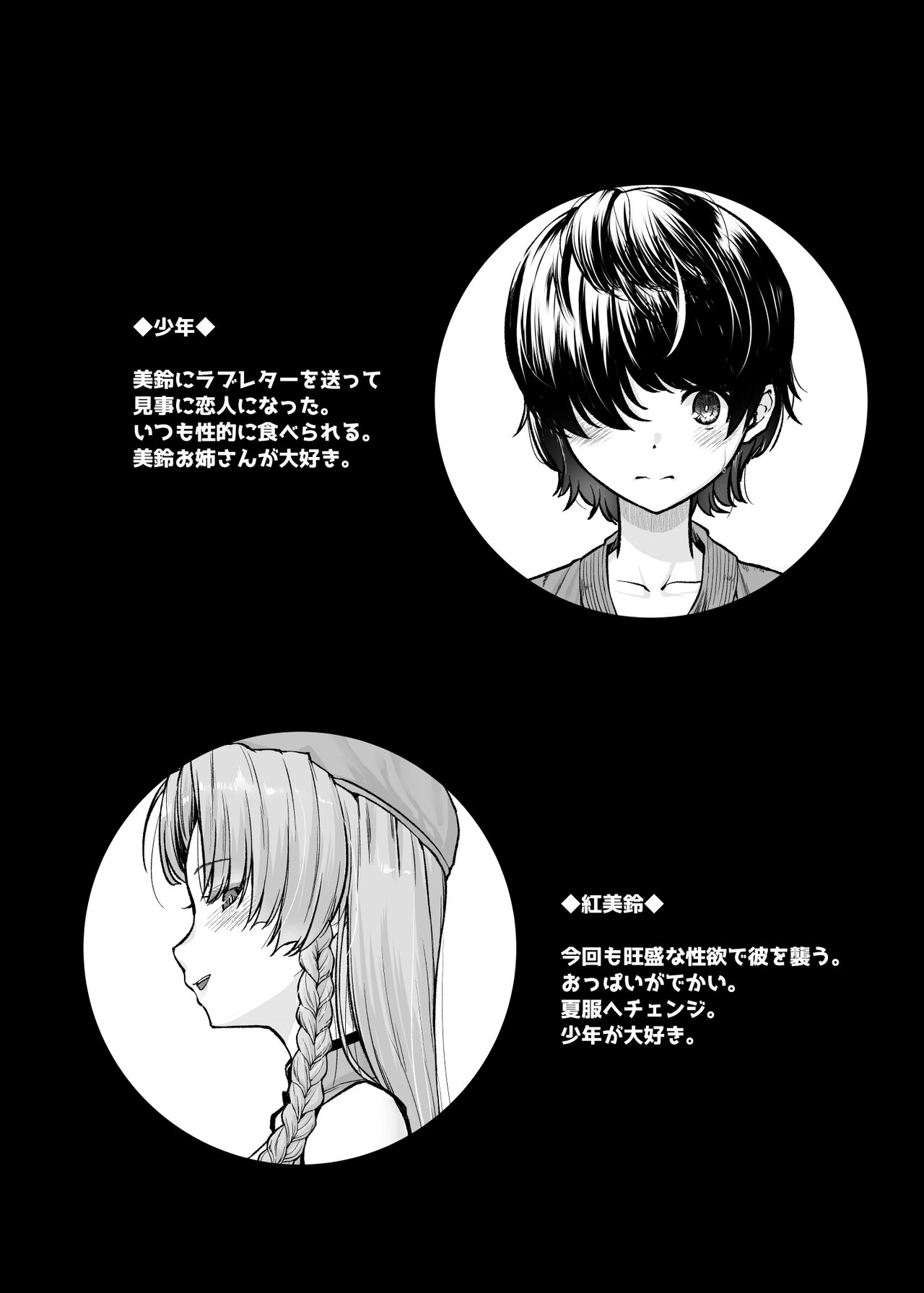 Monban no Onee-san no Asedaku Milk Oppai page 3 full