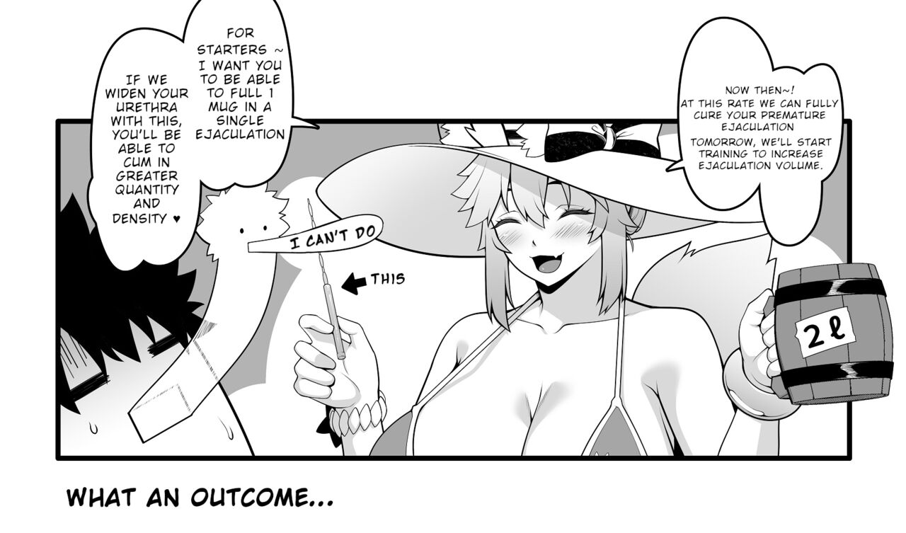 Tamamo no Sourou Kaizen Training Manga 2 "Omanko Hen"  | Tamamo Premature Ejaculation Training Manga 2 "Pussy Chapter" page 6 full