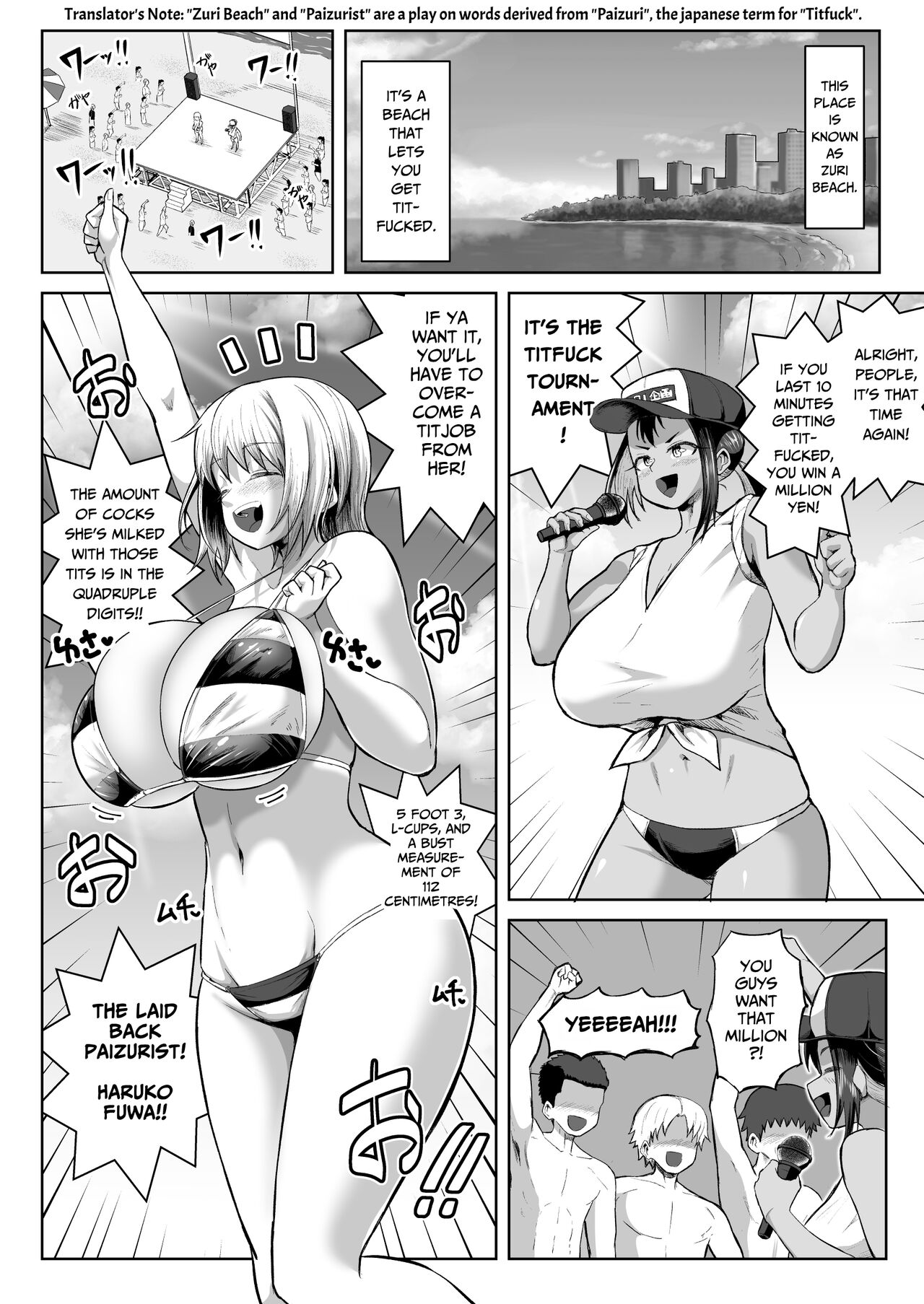 1 Million Yen If You Endure Tit Fuck For 10 minutes!! page 4 full