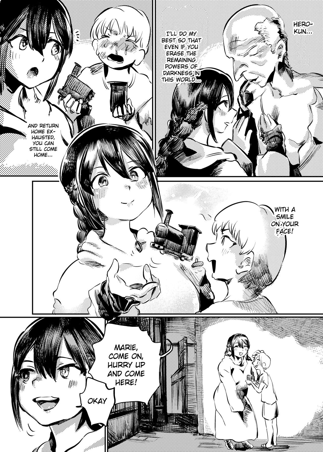 Marie to, Saimin Netorare Mura. | Marie and The Hypnotic Netorare Village. page 4 full