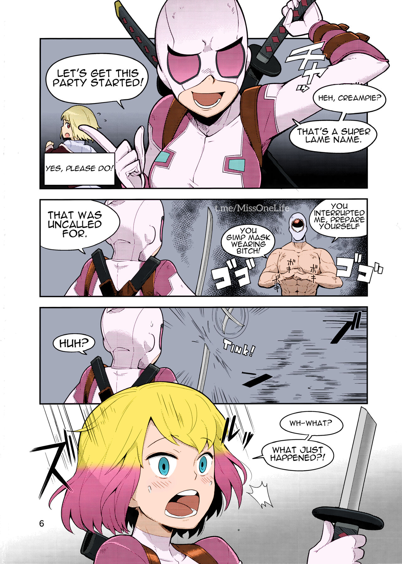 Gwenpool Ecchi na Sekai ni Ojama Shima~su | Gwenpool page 6 full